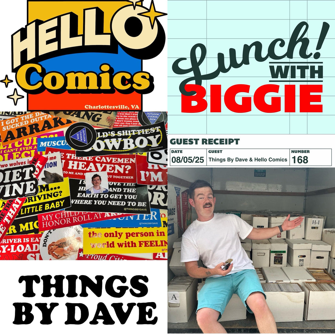 Things by Dave and Hello Comics- Dave Murray