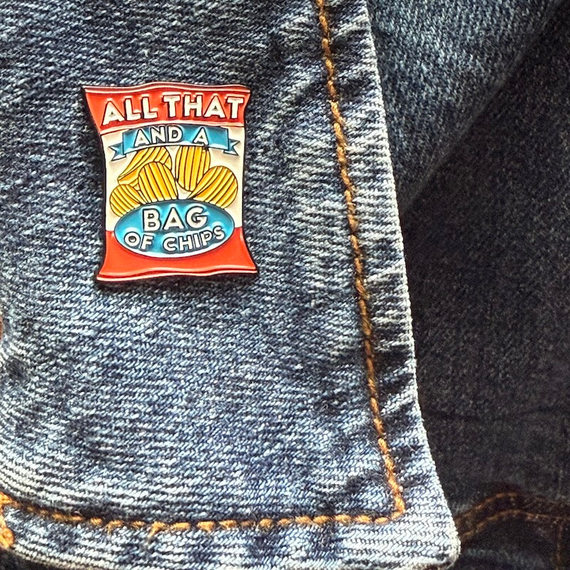 Bag of Chips Enamel Pin