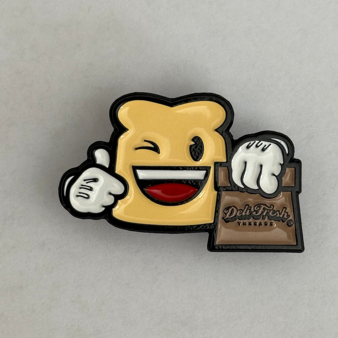 Biggie Bread Enamel Pin