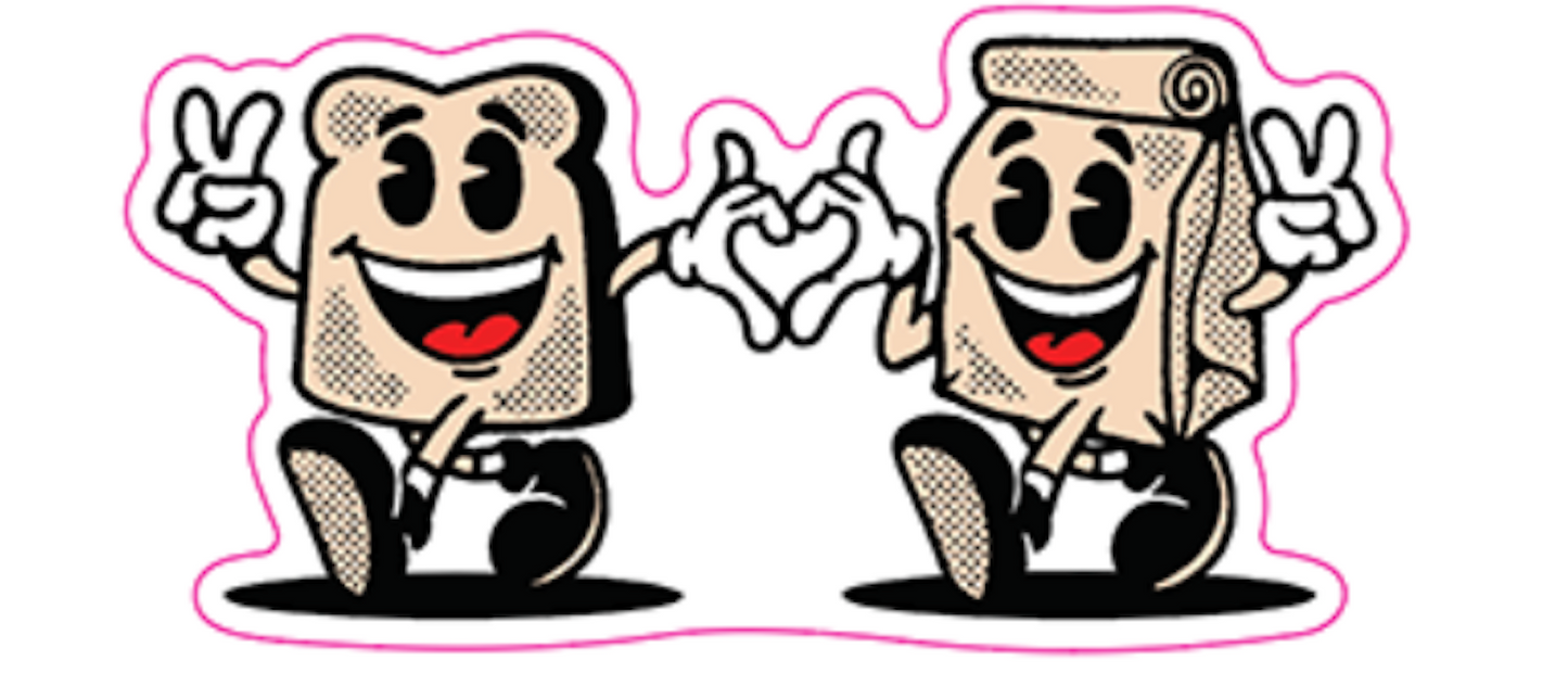 Bread and Bag Sticker