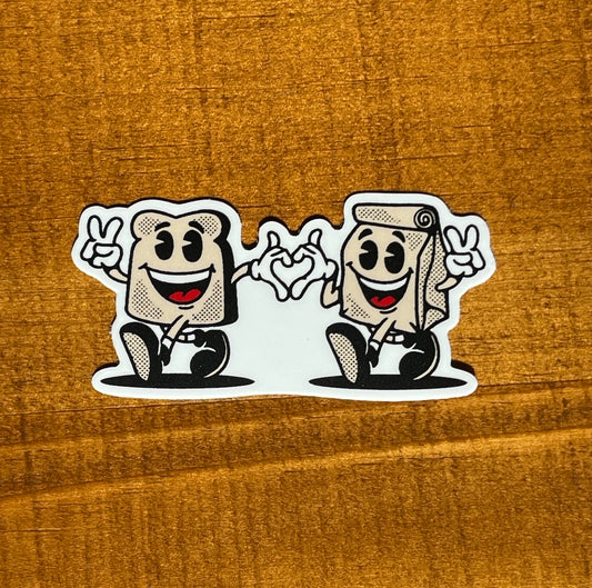 Bread and Bag Sticker