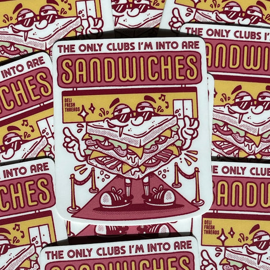 Club Sandwich Sticker