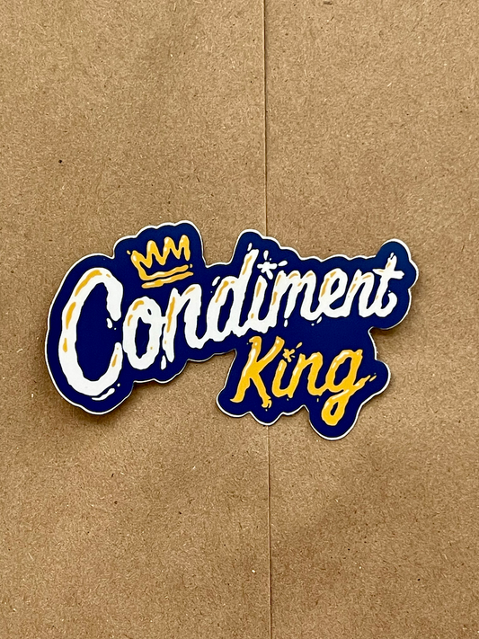 Condiment King Sticker