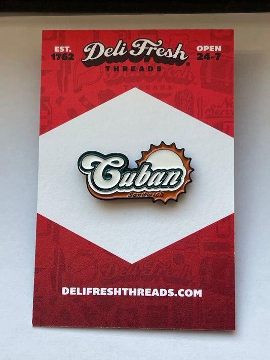 Miami Cuban Sandwich Enamel Pin