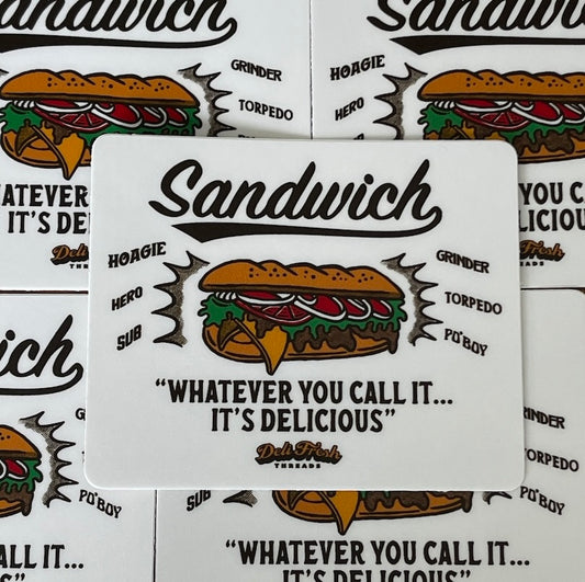 Sandwich Delicious Sticker