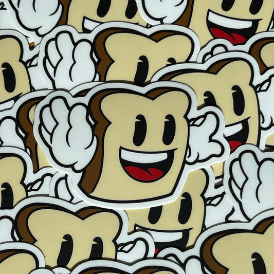 Flying Biggie Bread Sticker