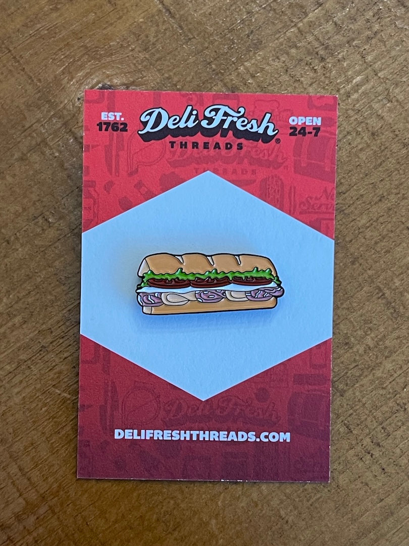 Italian Sub Enamel Pin