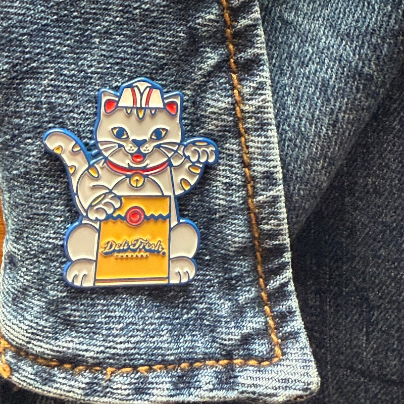 Lucky Deli Cat Enamel Pin