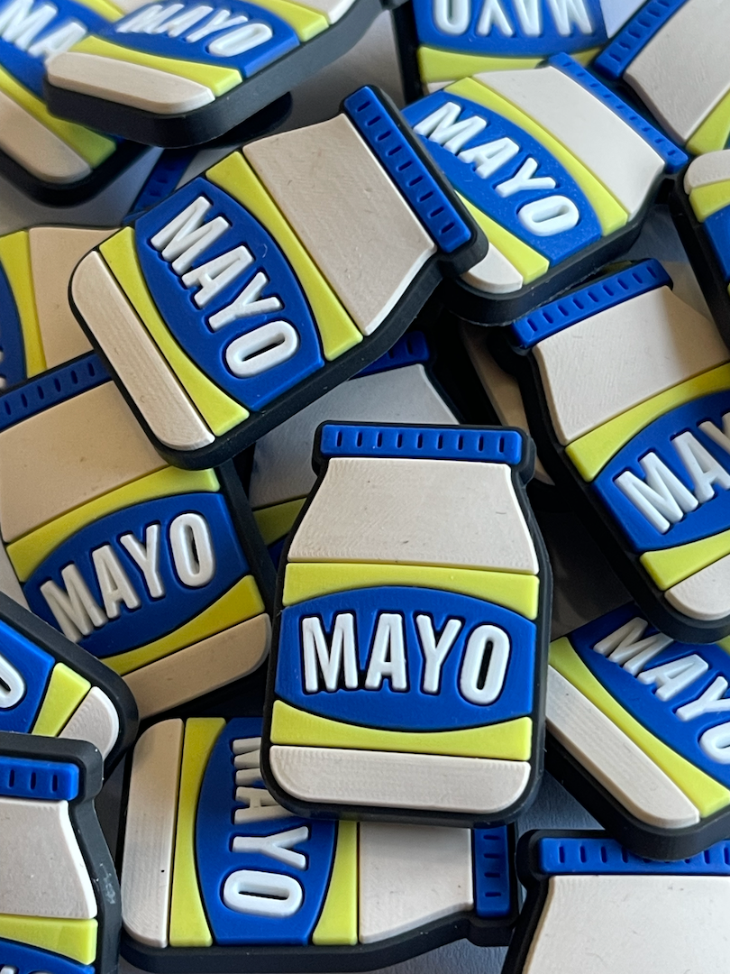 Mayo Jar Shoe Charm