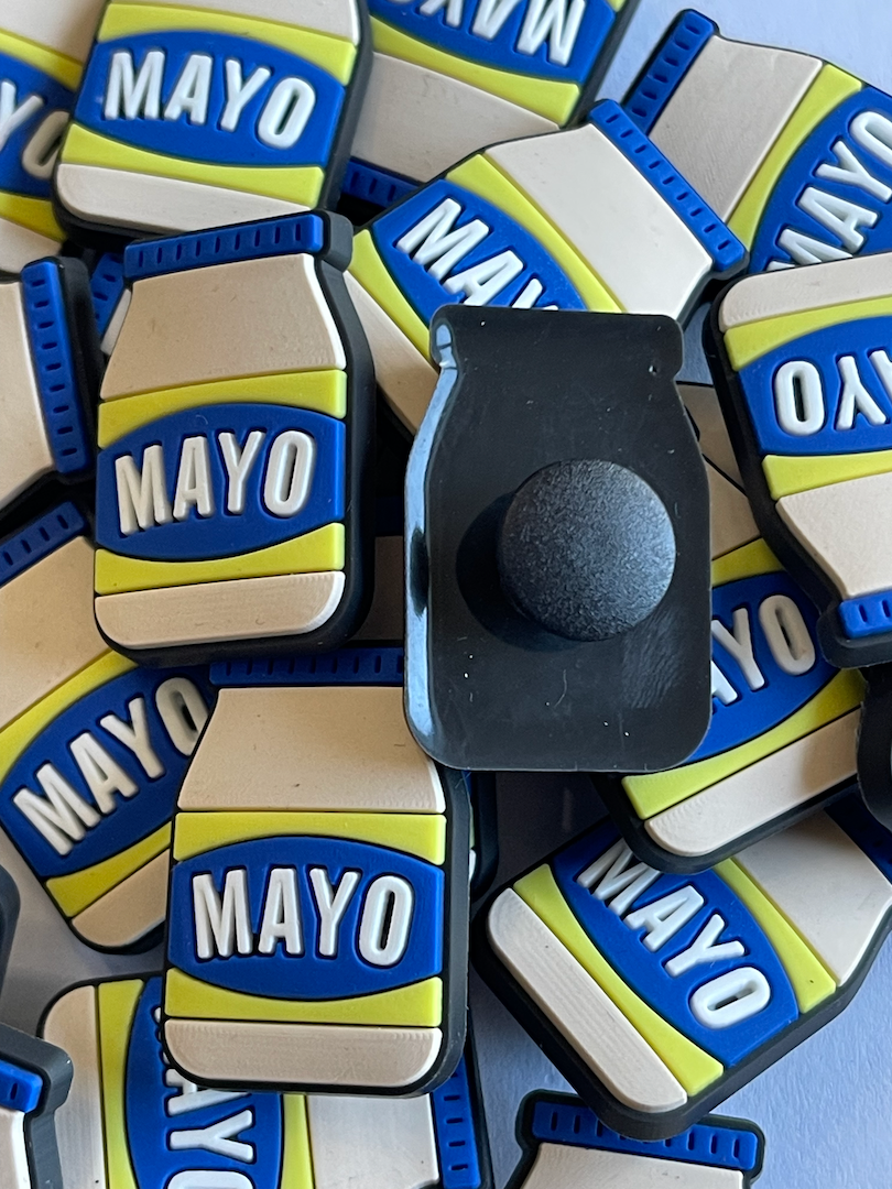 Mayo Jar Shoe Charm