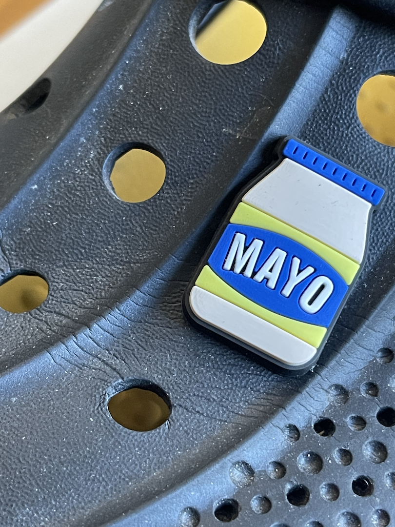 Mayo Jar Shoe Charm