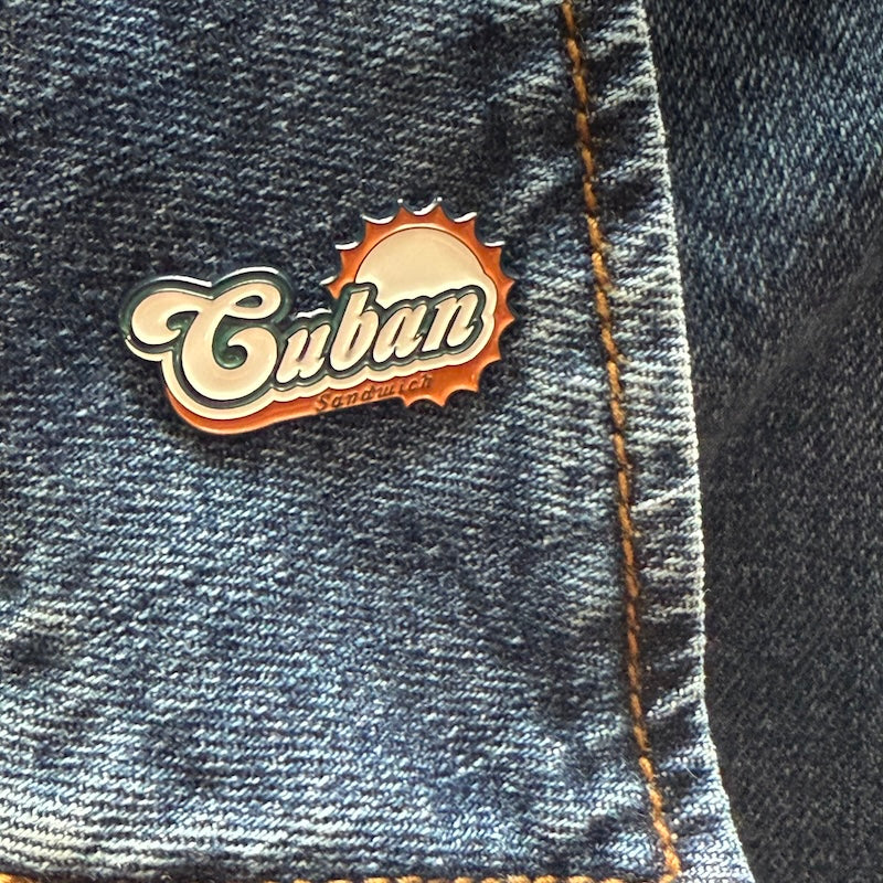 Miami Cuban Sandwich Enamel Pin