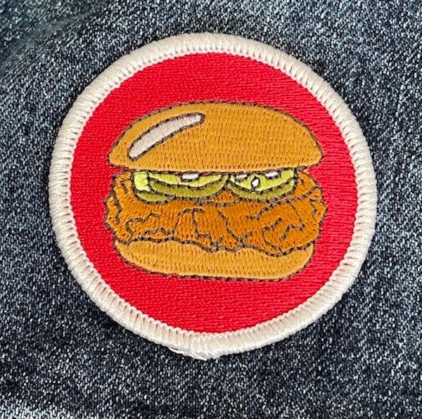 Chicken Sandwich Merit Badge Patch