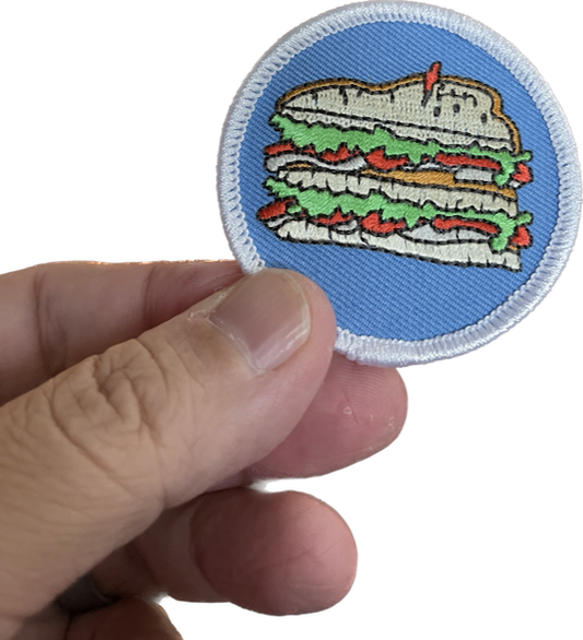 Club Sandwich Merit Badge Patch
