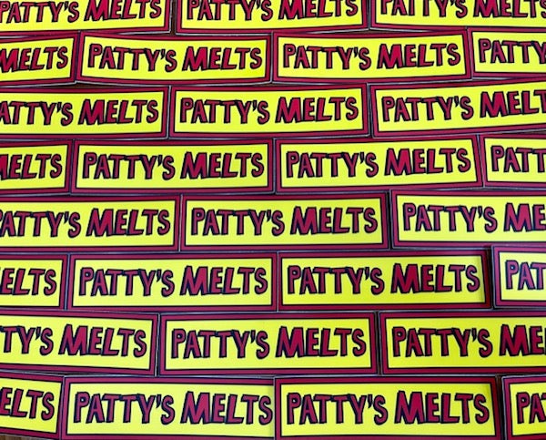 Patty's Melts Sticker