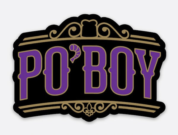 Po'Boy Sticker
