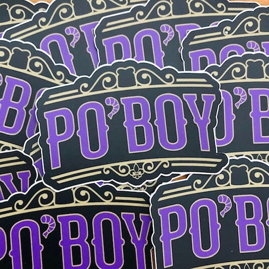 Po'Boy Sticker