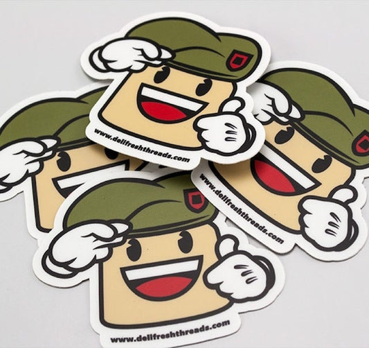 Sgt. Biggie Bread Sticker