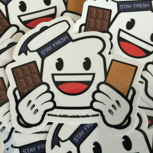 Stay Fresh Biggie Bread sticker