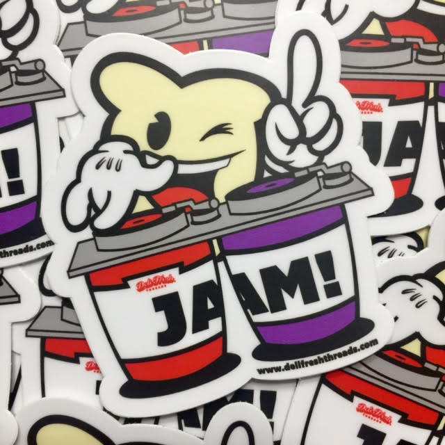 Biggie Bread Jam Sticker