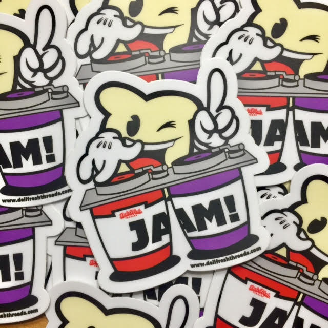 Biggie Bread Jam Sticker