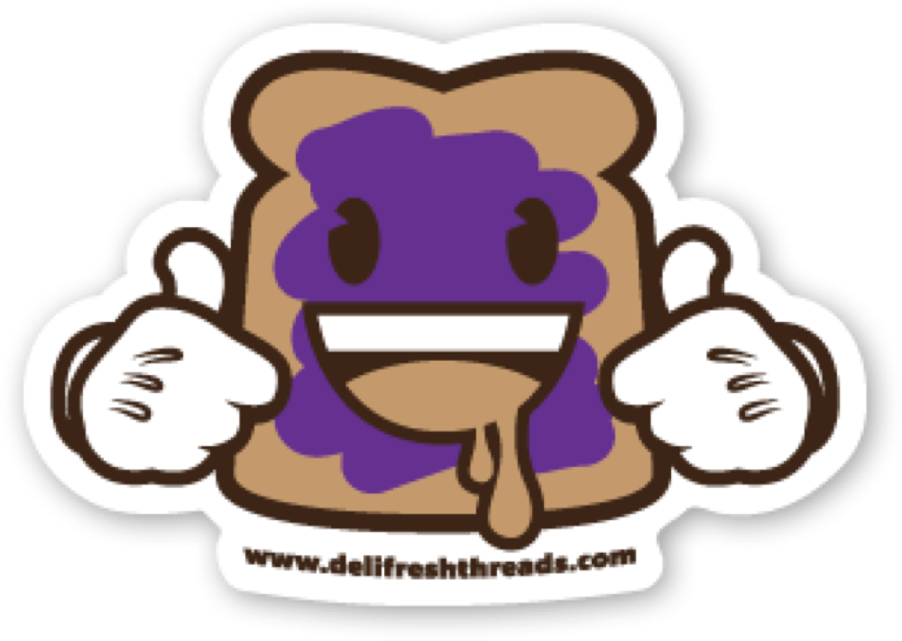 PB&J Biggie Bread Sticker