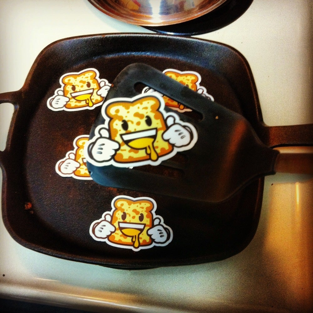 Grilled Cheese Biggie Bread sticker