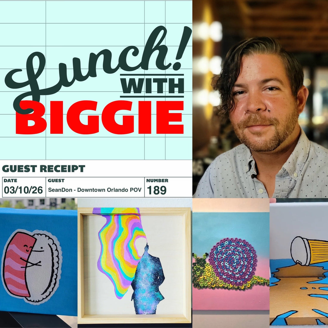 SeanDon Art and Downtown Orlando POV- SeanDon