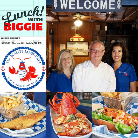 The Nauti Lobstah- Chef Mike Rumplik, Cara Oates-Rumplik, and Christine Gonzalez