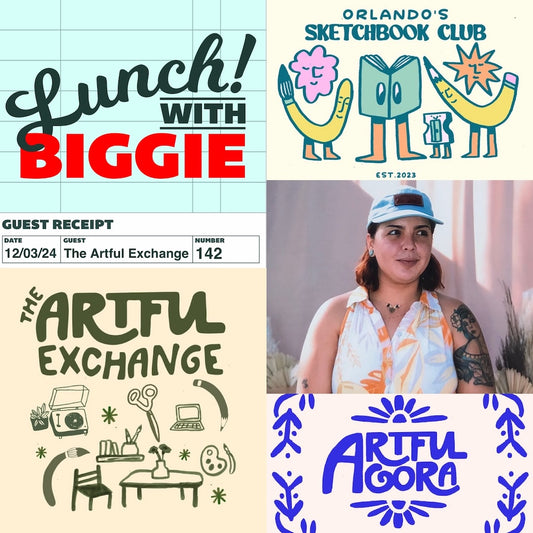 Sketchbook Club Orlando, Artful Agora & The Artful Exchange- Jennyfer Marie Soto