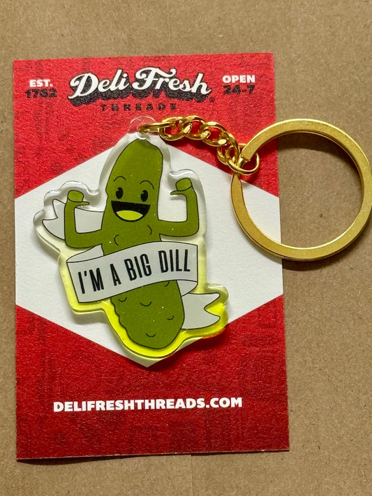 Big Dill Pickle Acrylic Keychain