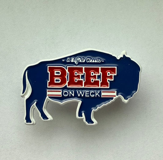 Beef on Weck Enamel Pin