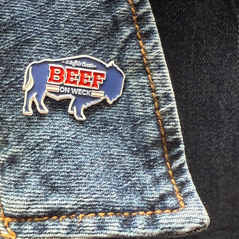 Beef on Weck Enamel Pin