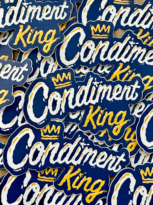 Condiment King Sticker