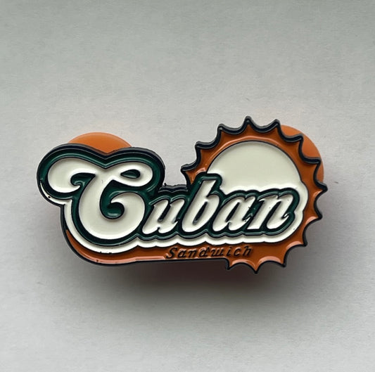 Miami Cuban Sandwich Enamel Pin