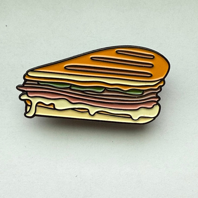 Cuban Sandwich Enamel Pin