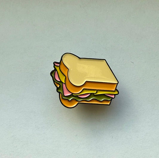 DFT Sandwich Emoji Enamel Pin
