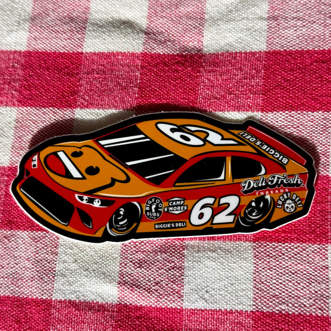 Deli Fresh Racing Car Sticker