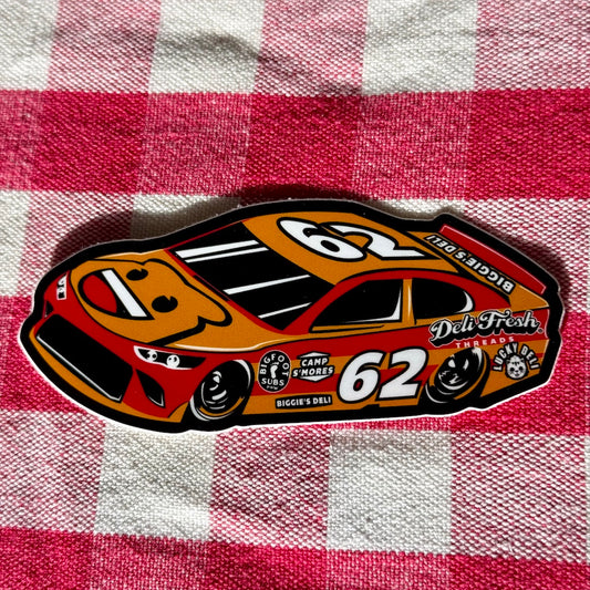 Deli Fresh Racing Car Sticker