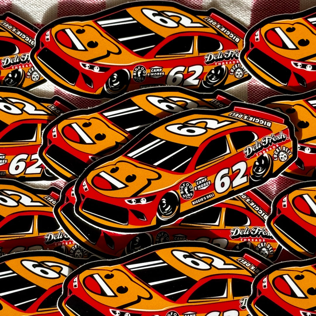 Deli Fresh Racing Car Sticker
