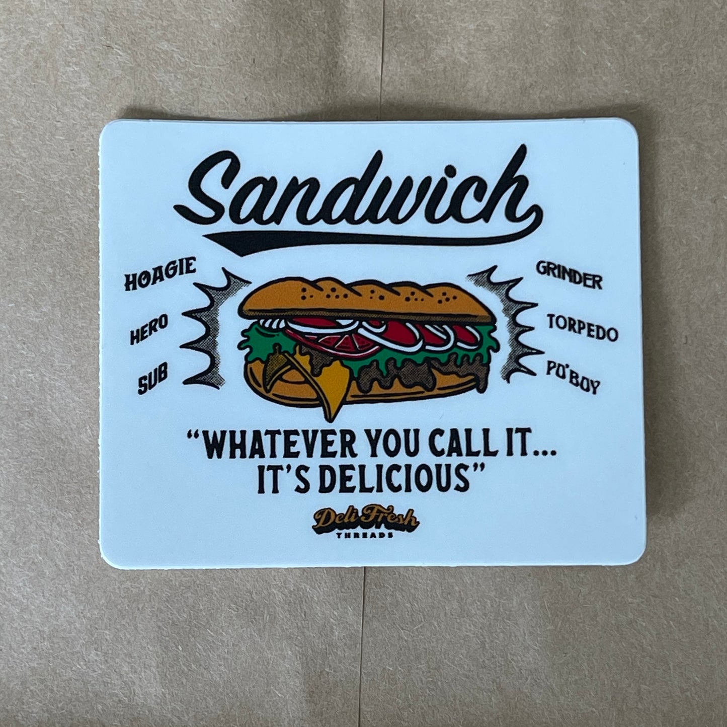 Delicious Sandwich Sticker