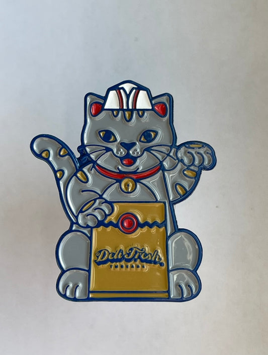 Lucky Deli Cat Enamel Pin