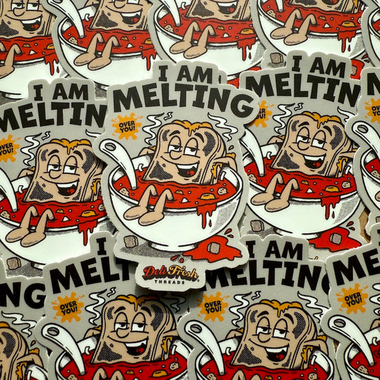 Melting Over You Sticker