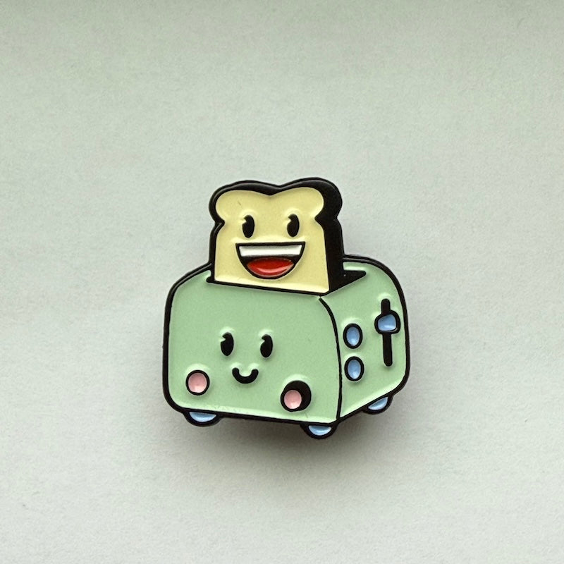 Morning Toast Enamel Pin