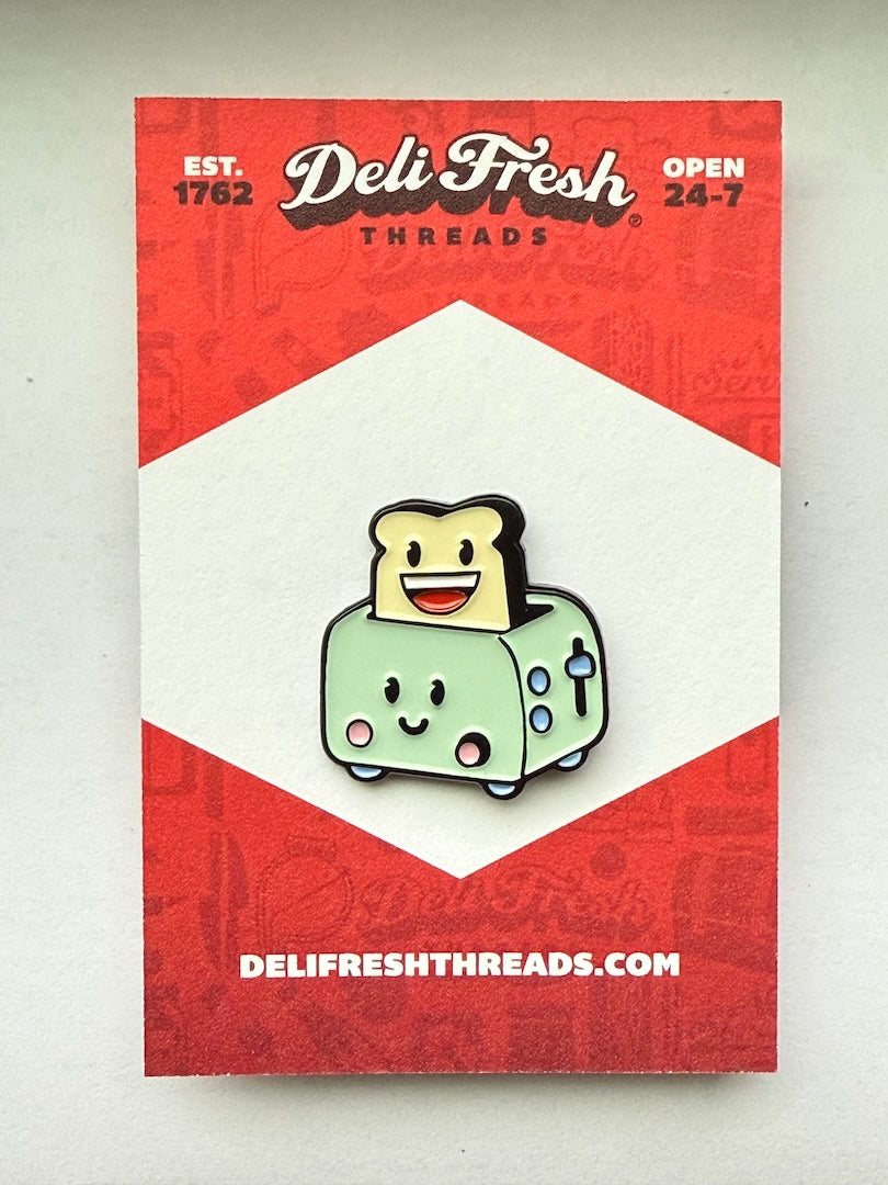 Morning Toast Enamel Pin