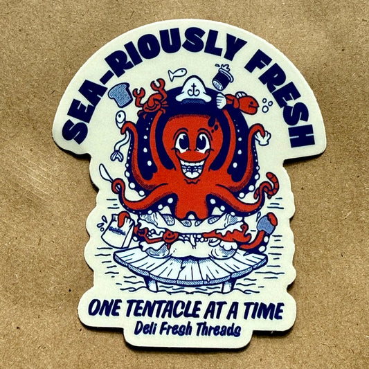 Sea-Riously Fresh Sticker