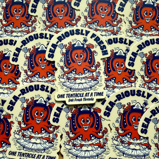 Sea-Riously Fresh Sticker