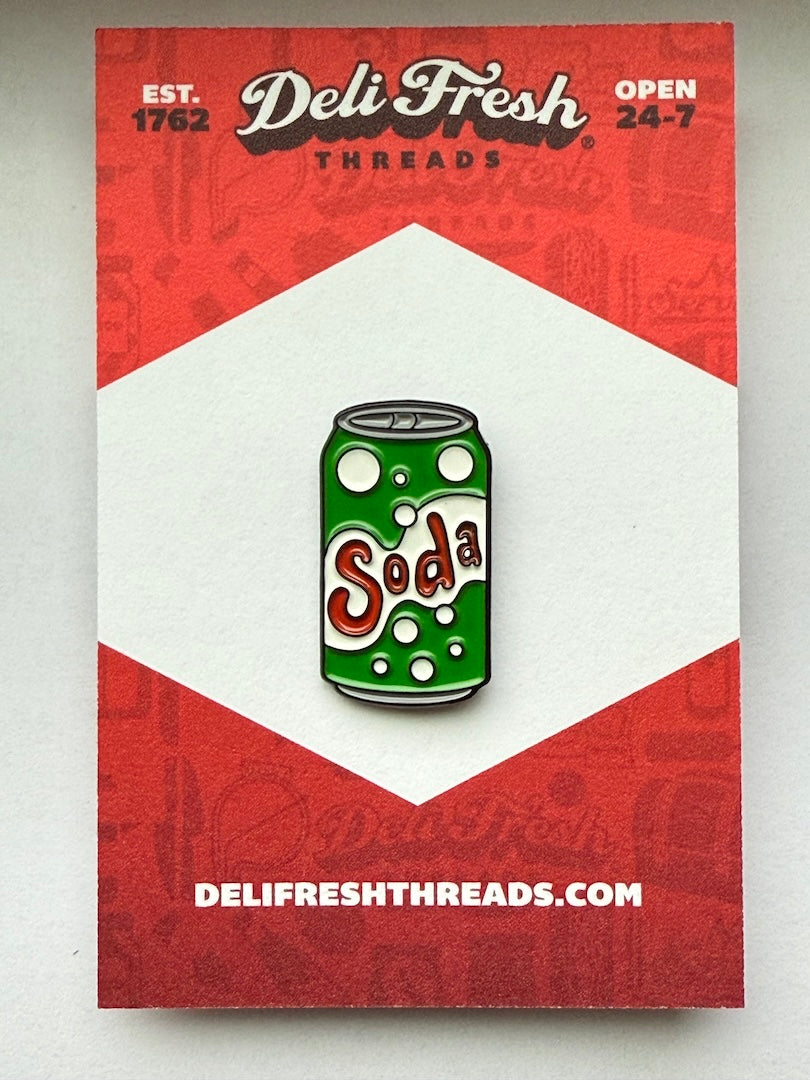 Soda Can Enamel Pin