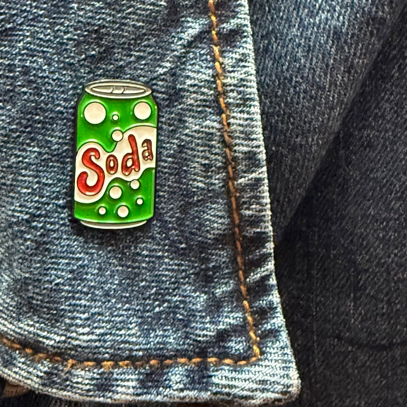 Soda Can Enamel Pin