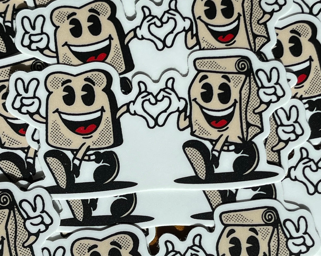 Bread and Bag Sticker